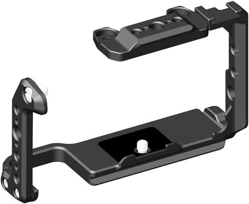 FX2 cage;Camera Cage for FX2;Full Cage SLR Camera Photography Accessories Expansion Frame;with Cold Shoe and 1/4" 3/8" Screw Mouting for Video Filmmaking (Black) in Kuwait