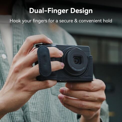 حزام إصبع الكاميرا SMALLRIG لـ Ricoh GR IV/GR IV HDF/GR IV أحادي اللون/GR III/GR II (أسود) - 5689 in Kuwait