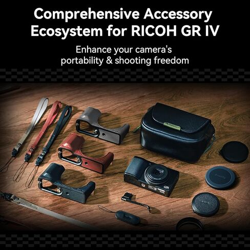 حزام إصبع الكاميرا SMALLRIG لـ Ricoh GR IV/GR IV HDF/GR IV أحادي اللون/GR III/GR II (أسود) - 5689 in Kuwait