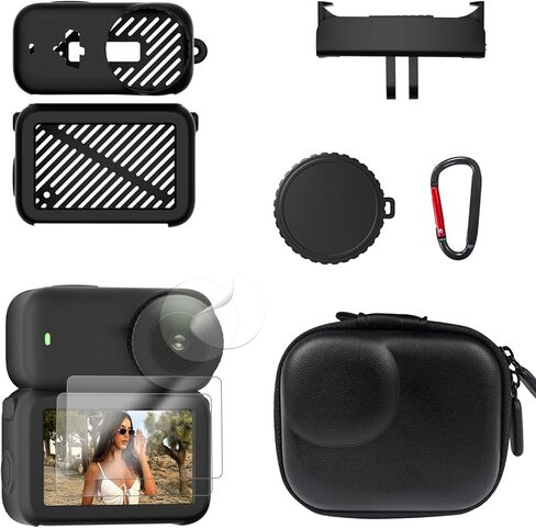 مجموعة ملحقات DJI Osmo Nano، حافظة واقية من السيليكون، حقيبة تخزين صغيرة، حامل مغناطيسي، واقي شاشة عالي الدقة، أغطية عدسات، حبال in Kuwait