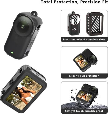 مجموعة ملحقات DJI Osmo Nano، حافظة واقية من السيليكون، حقيبة تخزين صغيرة، حامل مغناطيسي، واقي شاشة عالي الدقة، أغطية عدسات، حبال in Kuwait
