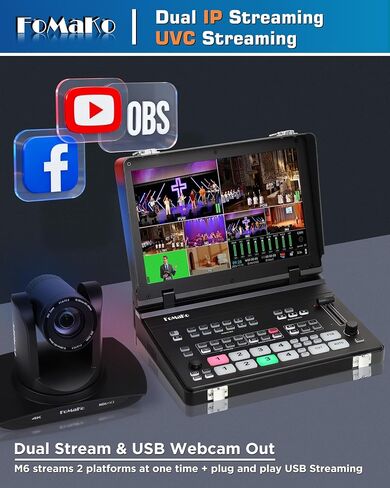 كاميرا FoMaKo 4K 60 إطارًا في الثانية NDI PTZ، تدعم إخراج NDI HX3 4K 60 إطارًا في الثانية، تكبير بصري 20x، للتدريب الطبي المباشر بما في ذلك الجراحة الحية، والندوات الطبية (K600NX3+M6+KC608 Pro) in Kuwait