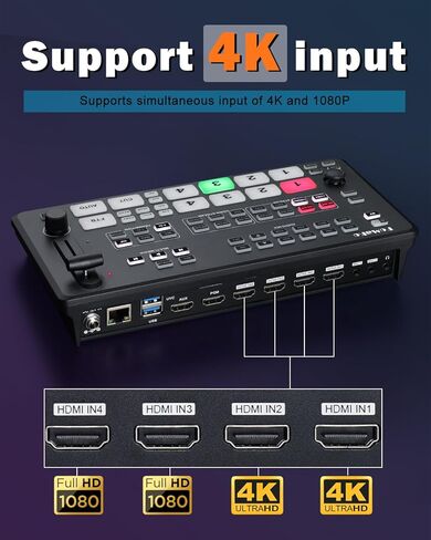 كاميرا FoMaKo 4K 60 إطارًا في الثانية NDI PTZ، تدعم إخراج NDI HX3 4K 60 إطارًا في الثانية، تكبير بصري 20x، وحدة تحكم الكاميرا KC608 Pro NDI PTZ للبث المباشر لمؤتمر الندوات الصناعية (K600NX3+M1+KC608) in Kuwait