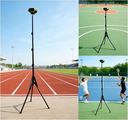 حامل ثلاثي Fotoleey بطول 6 أقدام لـ Xbotgo Falcon/Chameleon/Lights/Camera، لنظام التصوير الرياضي للتتبع التلقائي بالذكاء الاصطناعي، مطوي 50 سم، مع حقيبة حمل in Kuwait