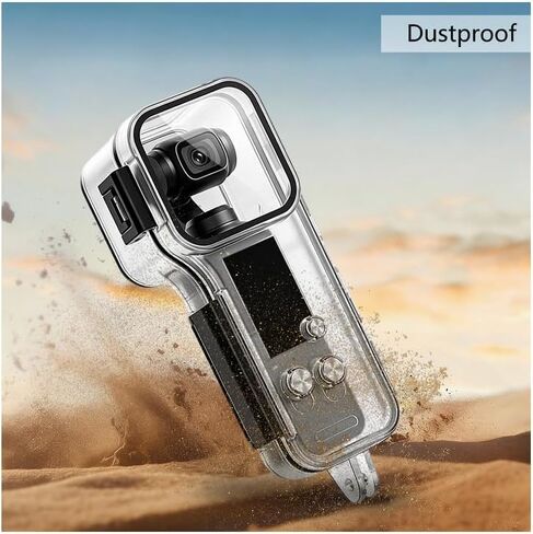 حافظة غوص Coyktonty OSMO Pocket 4، حافظة مقاومة للماء لكاميرا DJI Osmo Pocket 4، درع غوص 50 متر للتصوير تحت الماء، الغوص، السباحة، مقاوم للماء والغبار مع دعامة تثبيت المحول in Kuwait