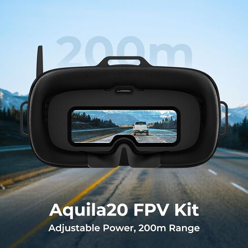 BETAFPV Aquila20 FPV Kit مع ارتفاع ثابت، جهاز إرسال راديو LiteRadio 4 SE، VR04 FPV Goggles DVR مدعوم، 3 أوضاع 2S نظام الدفع بدون طيار RTF للمبتدئين FPV يطير داخليًا وخارجيًا in Kuwait