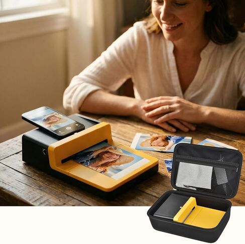 حافظة Kodak Dock ERA Plus، حقيبة تخزين واقية لطابعة الصور الفورية 4x6، خراطيش الحبر وملحقاتها، حقيبة محمولة مقاومة للمصورين والمسافرين (صندوق فقط) in Kuwait