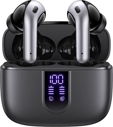 TAGRY Wireless Earbuds 60Hrs Bluetooth Headphones, IPX7 Waterproof Sports Earbuds, Comfort Fit, in-Ear Ear Buds with Microphones in Saudi Arabia