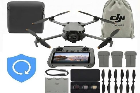 مجموعة DJI Mini 5 Pro Fly More Combo مع DJI RC 2، طائرة بدون طيار مع فيديو 4K، وقت طيران 36 دقيقة، حزمة 3 بطاريات مع 12 حقيبة DJI NY، خطة رعاية NYC لمدة عام والمزيد in Kuwait