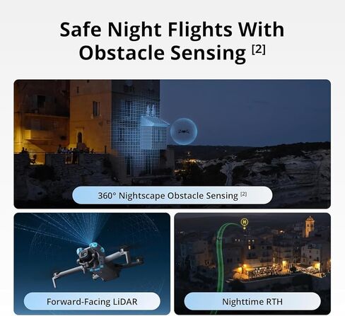 مجموعة DJI Mini 5 Pro Fly More Combo مع DJI RC 2، طائرة بدون طيار مع فيديو 4K، وقت طيران 36 دقيقة، حزمة 3 بطاريات مع 12 حقيبة DJI NY، خطة رعاية NYC لمدة عام والمزيد in Kuwait