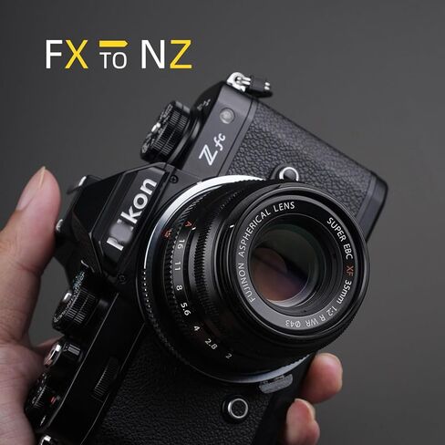 محول التركيز التلقائي BORYOZA FX-Z متوافق مع عدسة Fujifilm X-Mount لكاميرات Nikon Z Mount Zf Z9 Z8 Z7 Z6 Z6III Z7II Z6II Z5 Z50 Z30 ZFC in Kuwait
