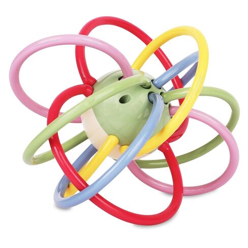 Rattle & Sensory Teether Toys for Babies, Multicolour Soft Teething Tube, Easy to Clean, Developmental Baby Toys 0-6 Months in Kuwait