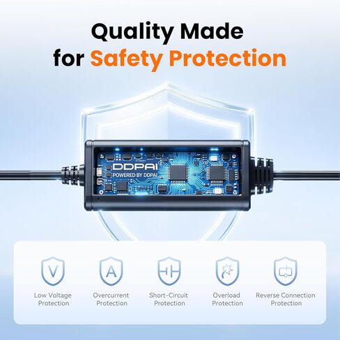 DDPAI DASH CAM KIT HARDWIRE ، طقم الأسلاك الصلبة من النوع 10 أقدام USB USB متوافق مع طرز Z50 PRO و Z60 PR in Kuwait
