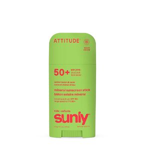 ATTITUDE Kids Mineral Sunscreen Face Stick SPF 50, Broad Spectrum Zinc Oxide, EWG Verified, Non-Nano, Gentle Lightweight Non-Greasy, Vegan, Unscented, 0.53 oz in Saudi Arabia