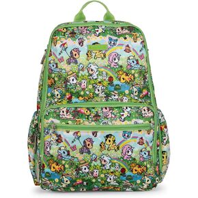 JuJuBe Tokidoki Diaper Bag Backpack with Changing Pad, Large Capacity 14-Pocket Organizer, Travel Baby Bag for Moms Dads, Kids Backpack, Machine Washable in Saudi Arabia