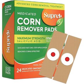 Corn Removers for Feet & Toes with Salicylic Acid, Corn Removers for Toes Pads, Foot Corn Remover & Callous Remover, 24 Pack in Saudi Arabia