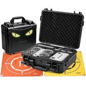 حافظة DJI NEO2، حافظة صلبة مضادة للماء ومقاومة للانفجار مع حزام كتف وملصقات عاكسة للضوء، حقيبة حمل خارجية لطائرة DJI NEO2 بدون طيار وملحقاتها، صندوق سفر صلب محمول in Kuwait