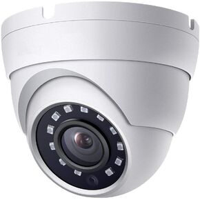 2MP Dome TVI AHD CCTV Surveillance Security Camera, 2.8mm 100° Wide Viewing Angle, 1080P Dome Camera, 65ft Night Vision, Outdoor, Compatible with Analog TVI AHD CVI DVR, Full Metal Housing, Black in Saudi Arabia