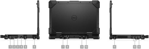 Dell Latitude 7330 Rugged Extreme 13.3" 4G LTE Unlocked Core i7-1185G7 512GB SSD 32GB RAM FHD Touch (1920X1080) 1400 Nit FPR Windows 11 PRO in Kuwait
