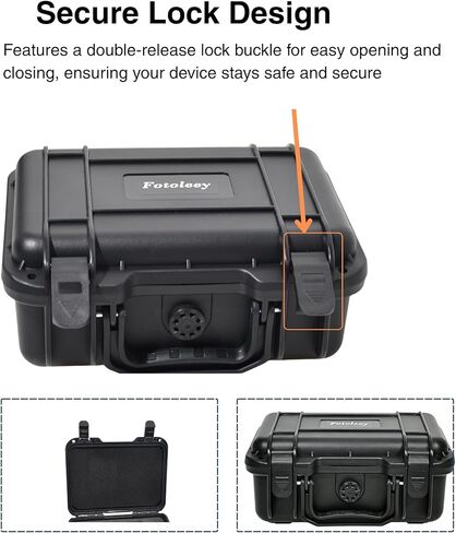 Fotoleey Carrying Case for XbotGo Falcon, Waterproof, Shockproof & Dustproof, Secure Lock & Ventilation System, Durable PP Plastic with EVA,for Storage & Travel in Kuwait