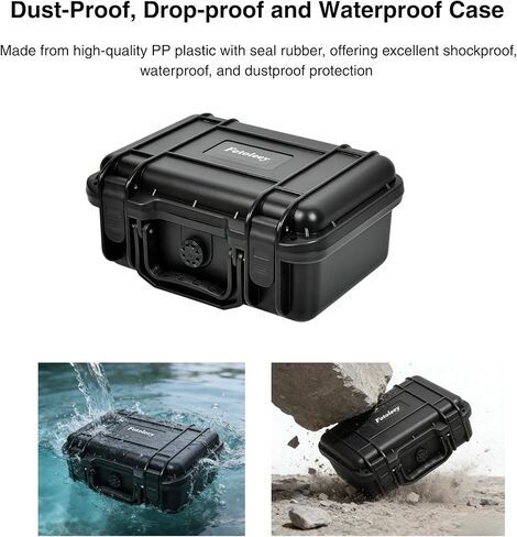 Fotoleey Carrying Case for XbotGo Falcon, Waterproof, Shockproof & Dustproof, Secure Lock & Ventilation System, Durable PP Plastic with EVA,for Storage & Travel in Kuwait