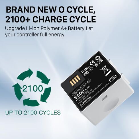 5500mAh Battery for Arlo Pro 3/ Pro 4 with Charger, 2026 Upgrade High Capacity Battery Replacement for Arlo Pro 5S 2K/ Ultra 2/ Ultra, A-4, A-4a, VMA5400, VMC4040P, VMC4060P - 2 Pack in Kuwait