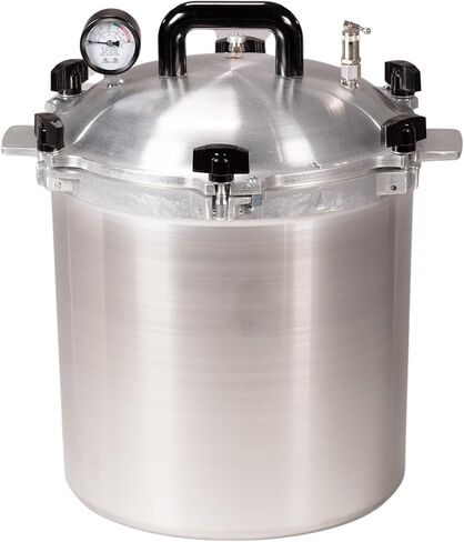 All American 1930 1915X Sterilizer - 15 qt - Non-Electric Sterilizer - Suitable for Any Heat Source - Includes Rack - Made in the USA in Saudi Arabia