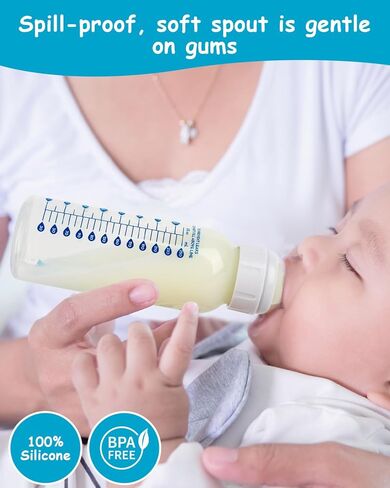 Silicone Nipple for Dr. Brown’s Natural Flow Level 2 Narrow Baby Bottle, Medium Flow, 3m+, 6 Count in Saudi Arabia