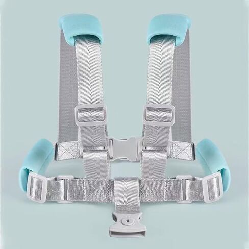 Toddler Harness Leash, 2-in-1 Anti Lost Leash with Safety Lock & Adjustable Wrist Link, 6.6ft Rein for Kids 1-3 Years, Baby Security Harness for Crowded Places, Travel, Shopping (Blue) in Kuwait