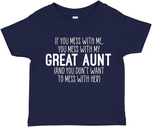 ملابس Great Aunt Baby لا تعبث مع بدلة My Great Aunt Infant قطعة واحدة هدية تي شيرت للأطفال الصغار in Kuwait