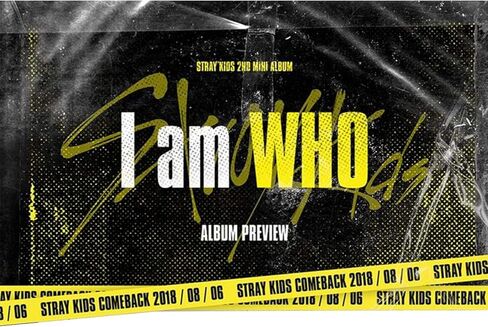 الألبوم المصغر الثاني لـ STRAY KIDS - أنا من [ WHO Ver. ] قرص مضغوط + كتاب صور + بطاقة صور + ملصق كلمات + مرآة in Kuwait