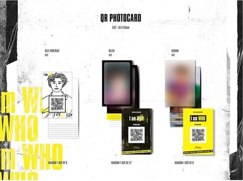 الألبوم المصغر الثاني لـ STRAY KIDS - أنا من [ WHO Ver. ] قرص مضغوط + كتاب صور + بطاقة صور + ملصق كلمات + مرآة in Kuwait