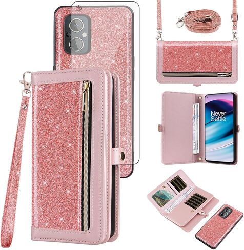 حالة هاتف ASUWISH لـ OnePlus 7 PRO SHIPPER WALLET CELLIDE مع حزام حامي الشاشة Bling Glitter Flip Card حامل OnePlus7Pro 5G واحد بالإضافة إلى 1+ 7 1Plus OnePlus7 7Pro One+ 1+ Seven Women Men Men in Kuwait
