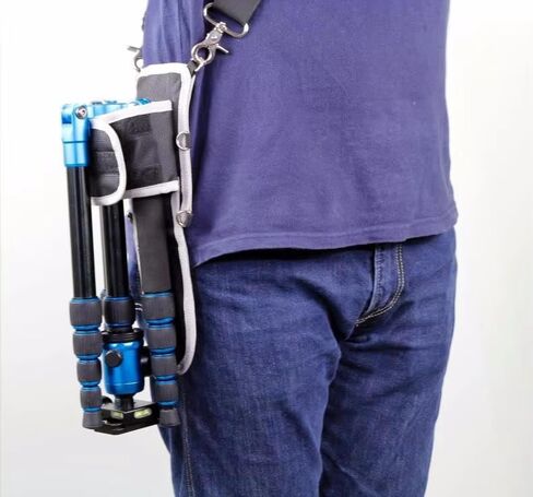 Nicama MTB1 Camera Monopod Shoulder Neck Sling Strap/Unipod Tripod Belt Waist Bag, Weight Support for Gimbal Stabilizer DJI Ronin-S, Zhiyun Crane, Moza Air Hold Gimbal Easier and Longer (Black) in Kuwait