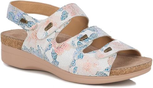 Drew Women's MARGO Hook-and-Loop Straps Strappy Sandals in Kuwait