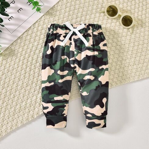 Baby Boy Camo Sleeveless Bodysuit Pants Set 0-18 Months in Saudi Arabia