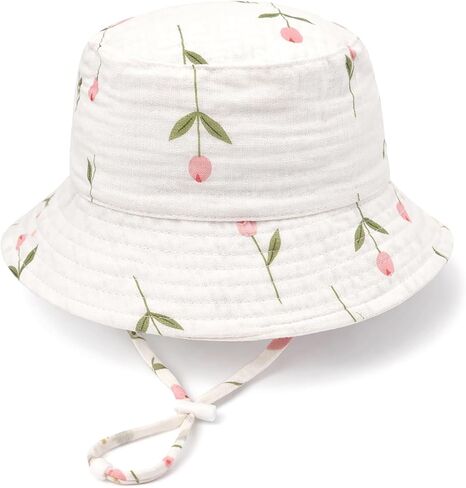 Baby Sun Hat Infant Toddler Summer Bucket Hat, Medical Cotton Yarn Sun Hats for Baby Boys Girls in Saudi Arabia