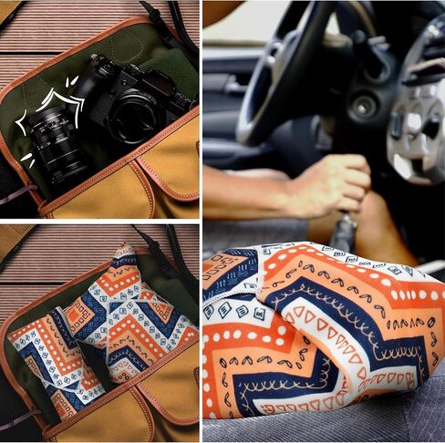 Camera Wrap, Anti-Scratch Protective Wrap, Lens pouche, Magic Self-Adhesive Cloth, Lens Protector, Washable Universal Storage Cloth for DSLR, Smartphones, Laptops, Cosmetic, Household Items in Kuwait