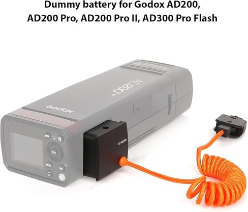 بطارية الدمية DT-AD200 مع قابس D-Tap بديل لـ Godox AD200/ AD200 Pro/ AD200 Pro II/ AD300 Pro Flash in Kuwait