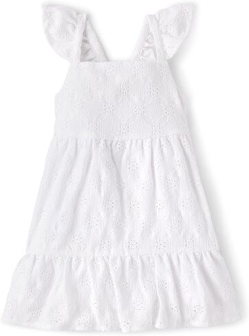 The Children's Place,Baby-Girls,and Toddler Sleeveless Maxi Dress,Soft White,4 Years in Kuwait