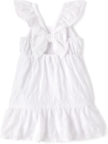 The Children's Place,Baby-Girls,and Toddler Sleeveless Maxi Dress,Soft White,4 Years in Saudi Arabia