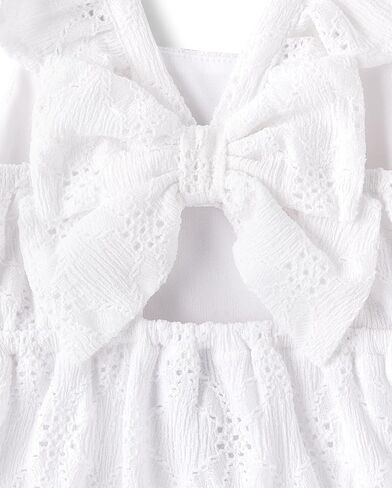 The Children's Place,Baby-Girls,and Toddler Sleeveless Maxi Dress,Soft White,4 Years in Saudi Arabia