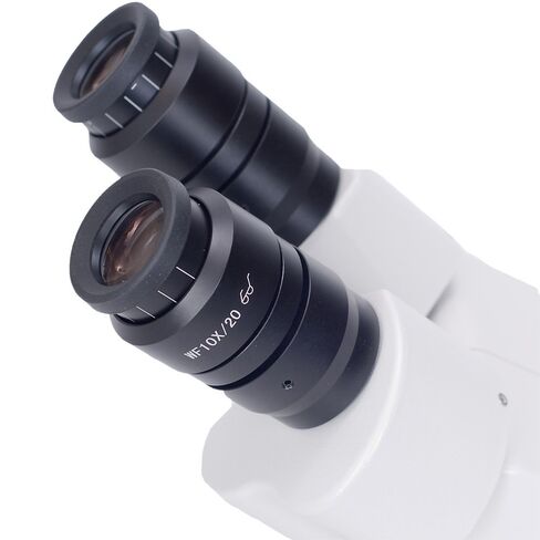 عمانو OM2300S-V10-7.5X-45X - منظار - مجهر فحص ستيريو تكبير - حامل ذراع واحد ممتاز - شريط تمديد 4 بوصة - ضوء حلقة LED in Kuwait