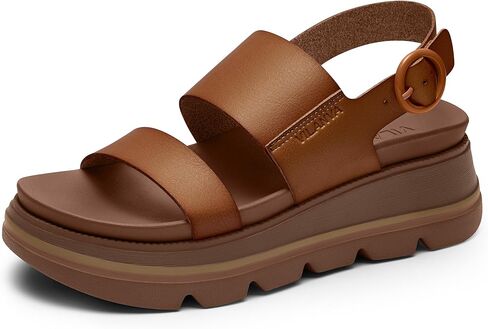 Vilanva Women's Platform walking Sandals Soft Insole Low Wedges Comfottable Sandals with Buckle Closure for 2026 Summer Trendy outfits in Saudi Arabia
