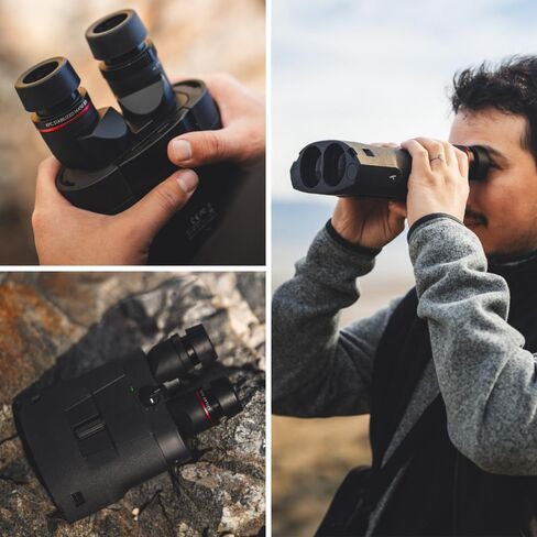 مناظير Kite Optics APC STABILIZED 22x50 ED عالية الأداء للصيد ومشاهدة الطيور/الاستخدام البحري - تكبير 22x مع تثبيت الصورة، نظارات ED، مقاومة للماء IPX 7، بطاريات AA in Kuwait