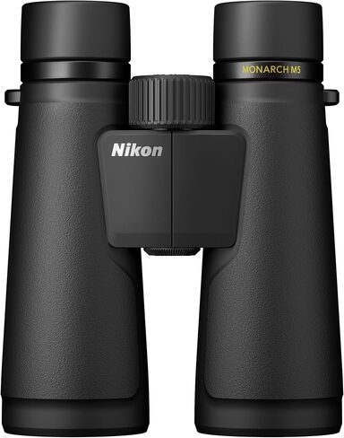 نيكون مونارك M5 10x50 مجهر | منظار موضوعي عالي التكبير مقاوم للماء ومقاوم للضباب ومزود بالمطاط مقاس 50 مم مع عدسات زجاجية متعددة الطبقات مطلية بـ ED | الحياة البرية مراقبة الطبيعة البصرية in Kuwait