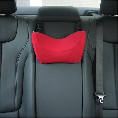 Children's car headrest simple seat sleeping pillow memory cotton neck pillow car rest.(Left 13-Wire white) in Kuwait