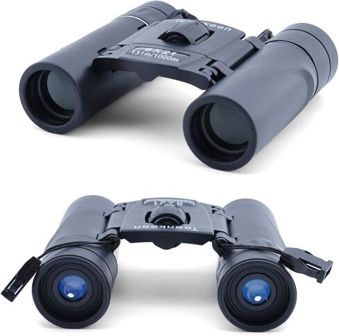 8x21 Compact Binoculars for Adults & Kids, Portable Foldable Telescope with BAK4 Prism & FMC Coating, Lightweight Pocket Binoculars for Bird Watching, Sports, Travel, Theatre, Gifts in Kuwait