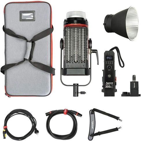 Aputure 300d II 300d Mark II LED Video Camera Light,350W CRI/TLCI 96+ 55000lux@0.5M COB Light 8 Built-in Lighting Effects,Sidus Link App with Carrying Bag in Kuwait