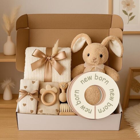 Baby Closet Dividers for Clothes, 8 Pcs Earth Tone Round Clothes Dividers for Closet Rod, Nursery Hanger Organizer & Decor, Clear Labels for Easy Sorting from Newborn to 24+ Months in Saudi Arabia